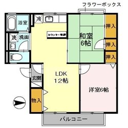 ティファニー21　A棟の物件間取画像